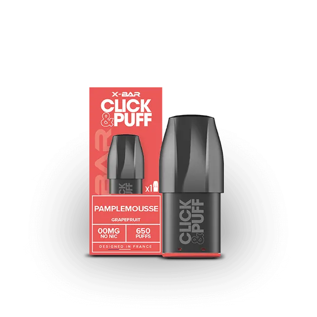 X-Bar Click & Puff Pod Grapefruit pompelmo fresco