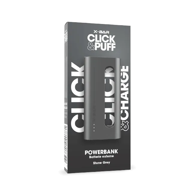 X-Bar 650 Click & Charge batteria Stone Gray ricaricabile