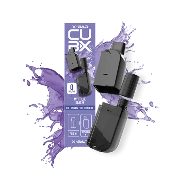 X-Bar Cubx Pod precaricata Blueberry x2 mirtillo