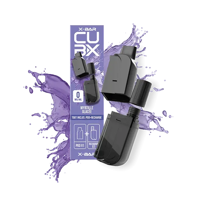 X-Bar Cubx Pod precaricata Blueberry x2 mirtillo