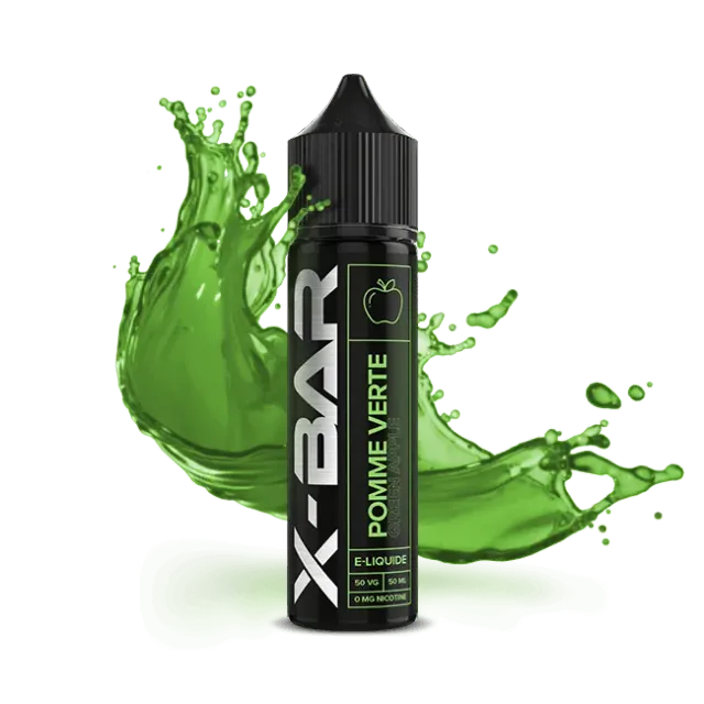X-Bar 650 Green Apple liquido 50ml mela verde