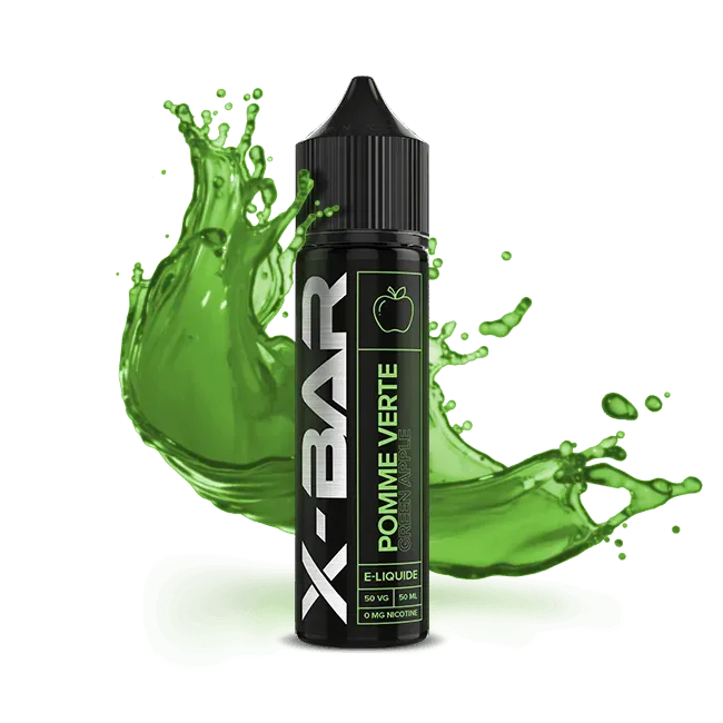 X-Bar 650 Green Apple liquido 50ml mela verde