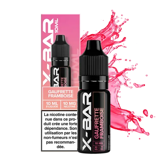 X-Bar Raspberry Wafer E-liquid 10ml Gusto Dolce Biscotto