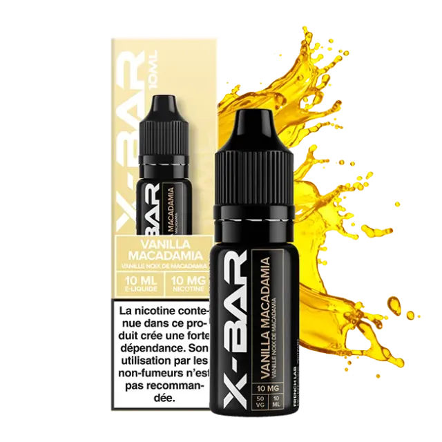 X-Bar 650 liquido svapo Vanilla Macadamia 10ml dolce