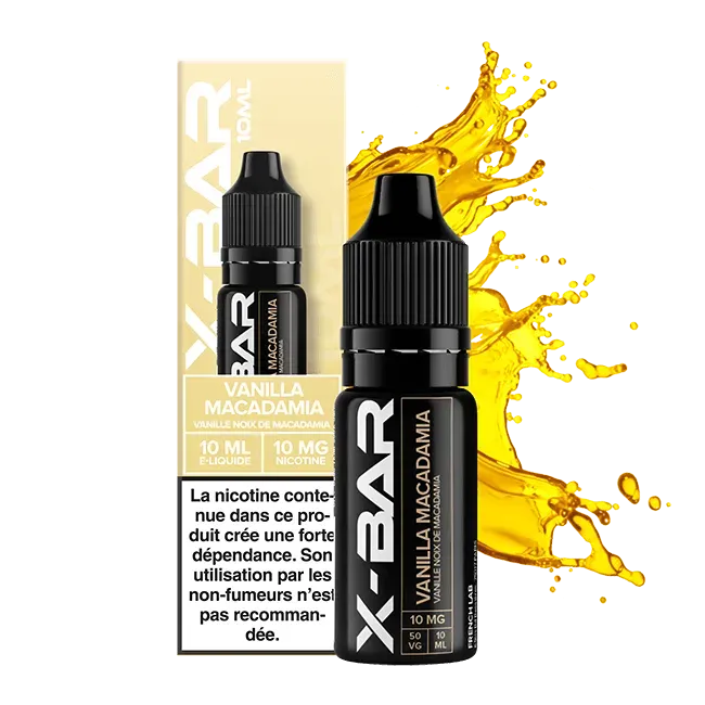 X-Bar 650 liquido svapo Vanilla Macadamia 10ml dolce