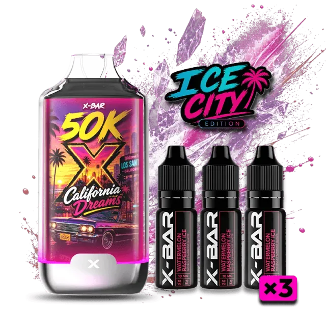 X-Bar 50K Ice City California Dreams usa e getta ice