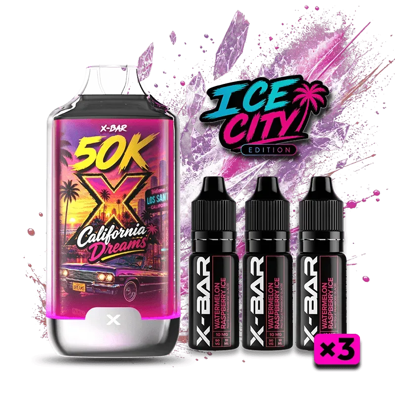 X-Bar 50K Ice City California Dreams usa e getta ice