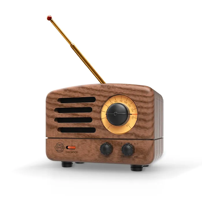 Sixhill Wooden Cassa Bluetooth in Legno Portatile
