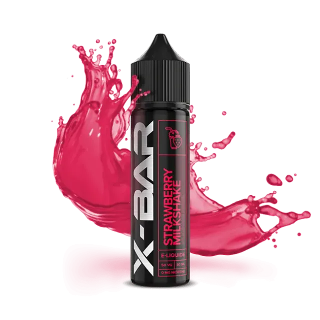 X-Bar liquido 50ml Strawberry Milkshake fragola cremosa