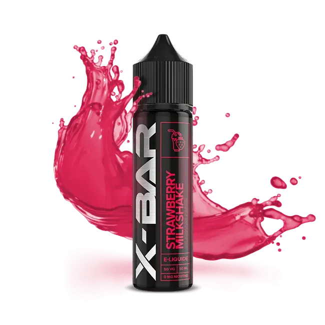X-Bar liquido 50ml Strawberry Milkshake fragola cremosa