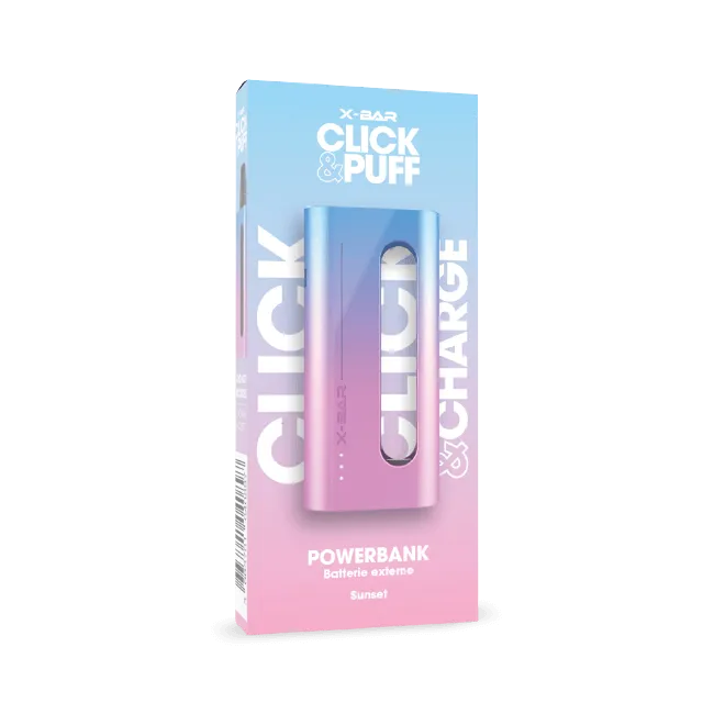 X-Bar Click & Charge Sunset pod ricaricabile