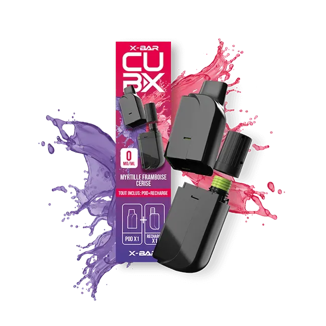 X-Bar CubX 2 Pod Blueberry Raspberry Cherry 2 pz