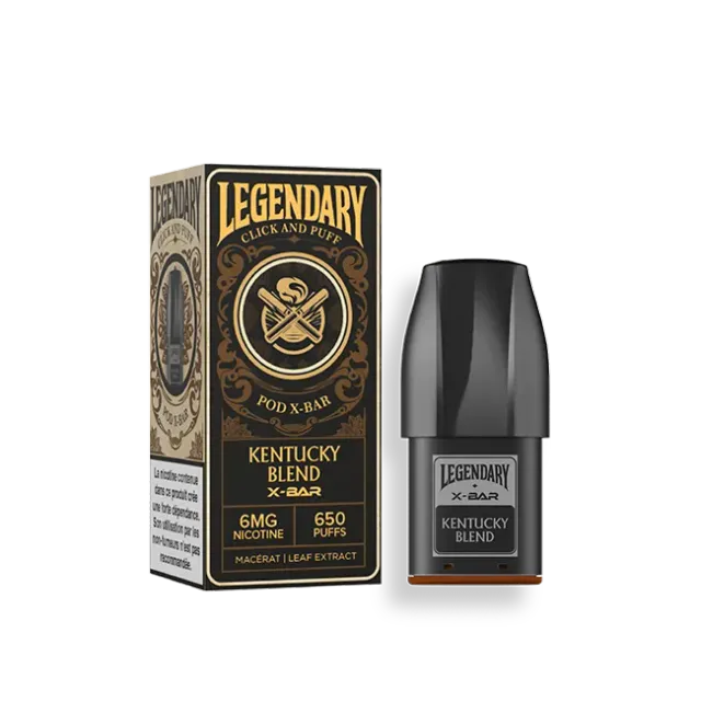 X-Bar Click & Puff Legendary Pod Kentucky Blend