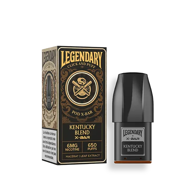 X-Bar Click & Puff Legendary Pod Kentucky Blend