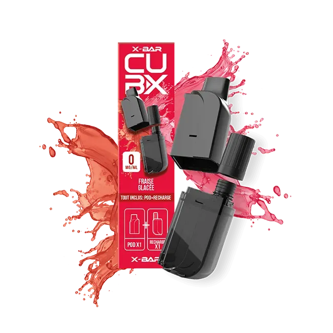 X-Bar 650 Cub-X Pod Fragola Ice 2 Pezzi