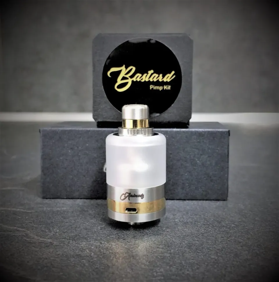 Animodz Bastard Pimp Kit RTA anelli oro Gold
