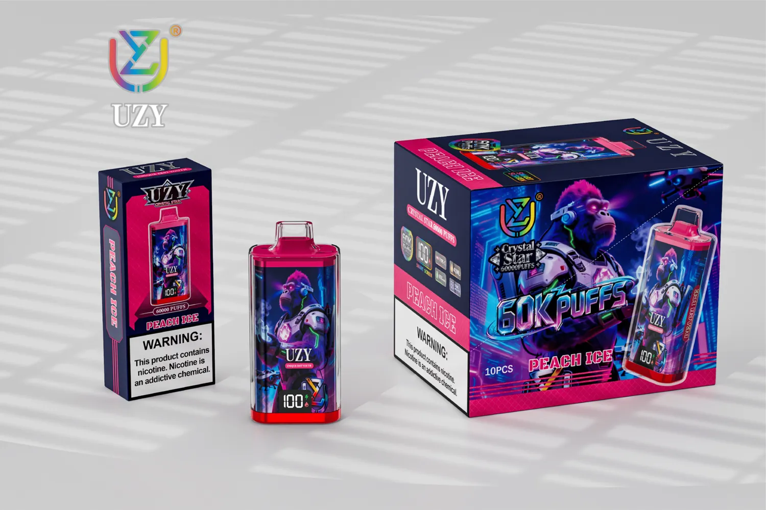 UZY Crystal Star 60000 Sigaretta Elettronica Usa e Getta 40ml