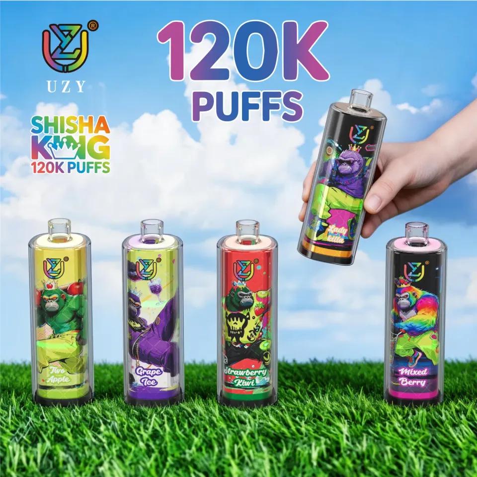 UZY Shisha Hookah King 120K Sigaretta Elettronica Usa e Getta 64ml