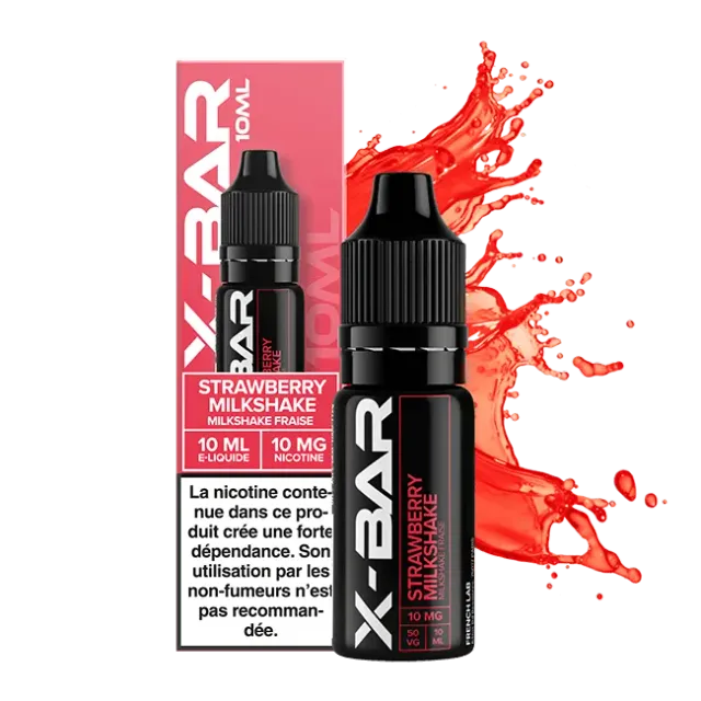 X-Bar 650 Strawberry Milkshake liquido 10ml dolce cremoso