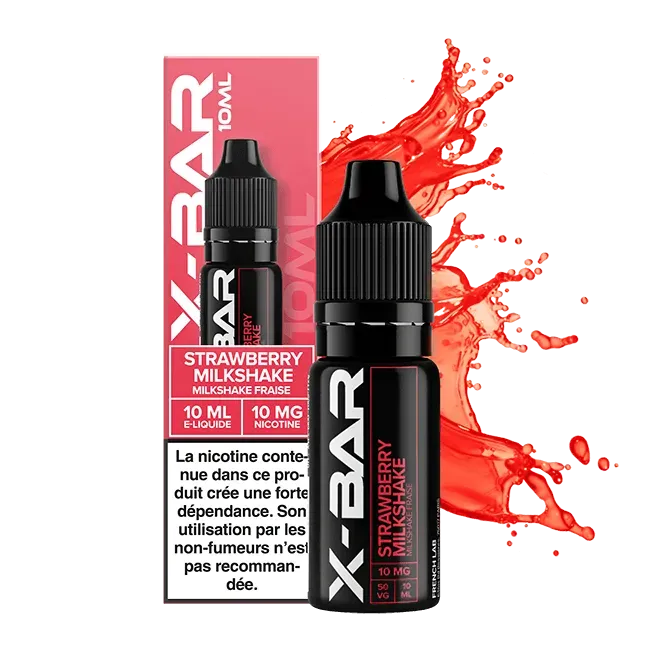 X-Bar 650 Strawberry Milkshake liquido 10ml dolce cremoso