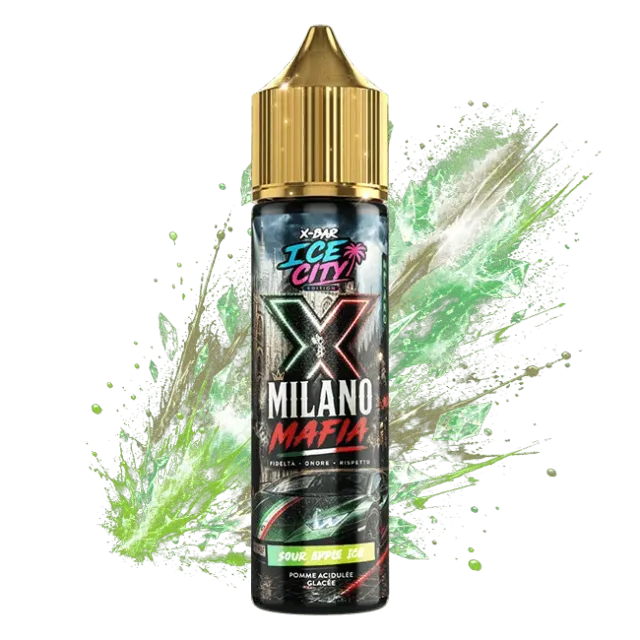 X-Bar Ice City liquido 50ml Sour Apple fresco
