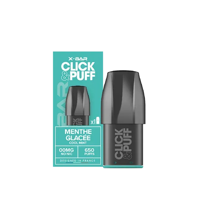 X-Bar Click & Puff Pod Cool Mint menta ghiacciata