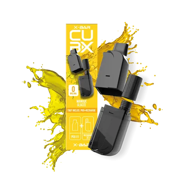 X-Bar Cubx 2 Pod Ice Mango 2 Pods ghiacciato