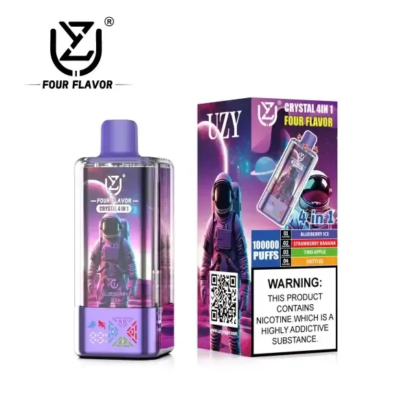 UZY Crystal 4 in 1 100000 Sigaretta Elettronica Usa e Getta 56ml