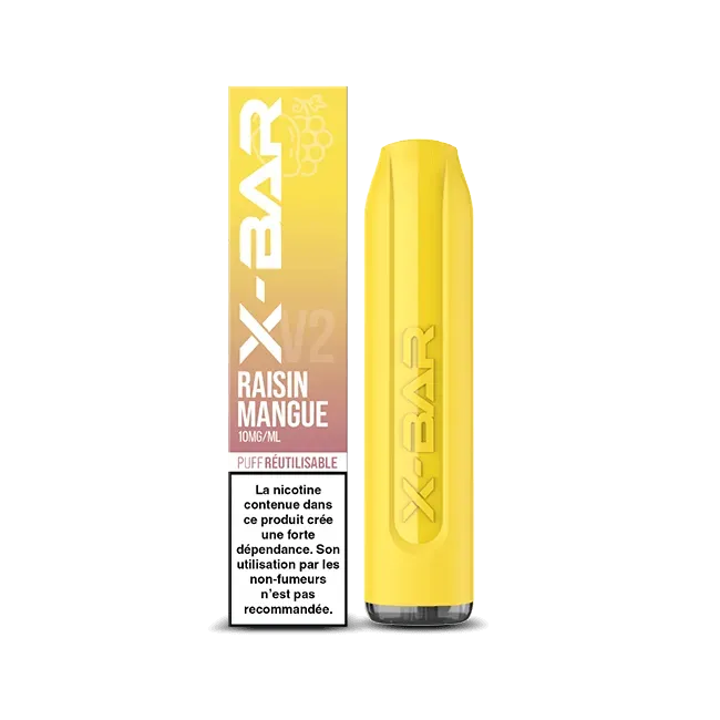 X-Bar 650 Mango Grape puff monouso fruttata