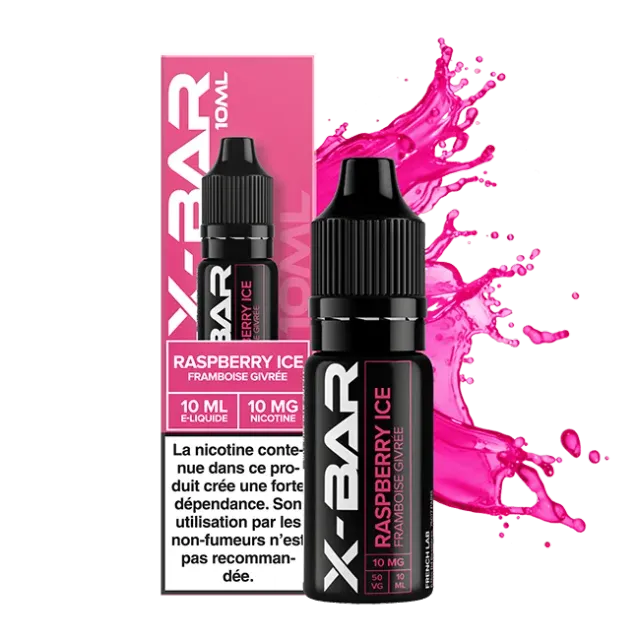 X-Bar E-liquid Raspberry Ice 10ml lampone ghiacciato