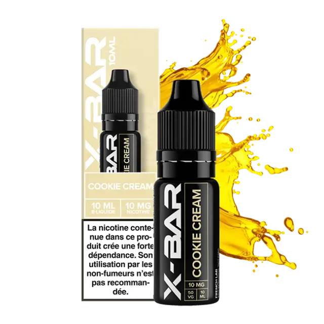 X-Bar 650 liquido svapo Cookie Cream 10ml biscottoso