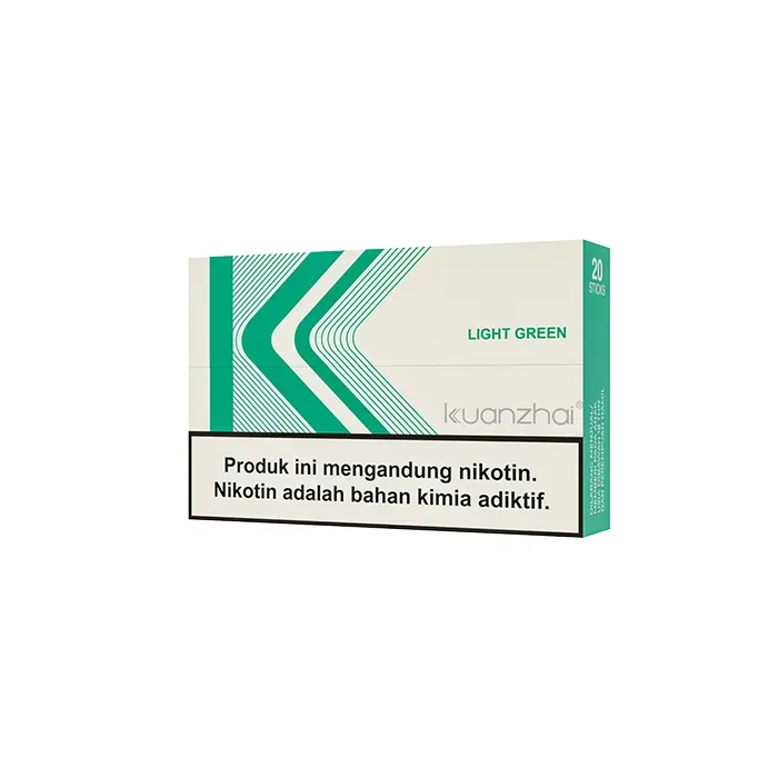 Kuanzhai Light Green stick tabacco riscaldato Kungfu Air