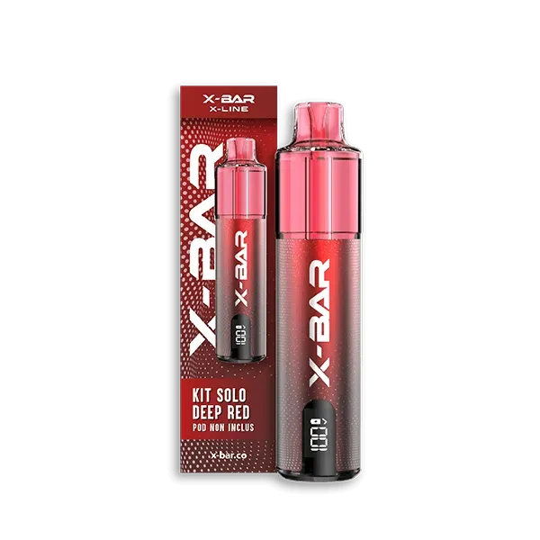 X-Bar X-Line Kit Solo puff Deep Red rossa