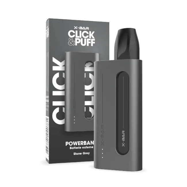 X-Bar 650 Click & Charge batteria Stone Gray ricaricabile