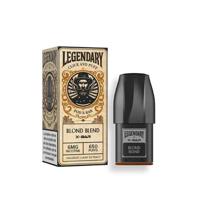 X-Bar Click & Puff Legendary pod blond blend