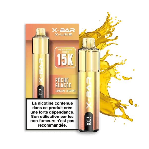 X-Bar X-Line Icy Peach kit sigaretta elettronica pesca
