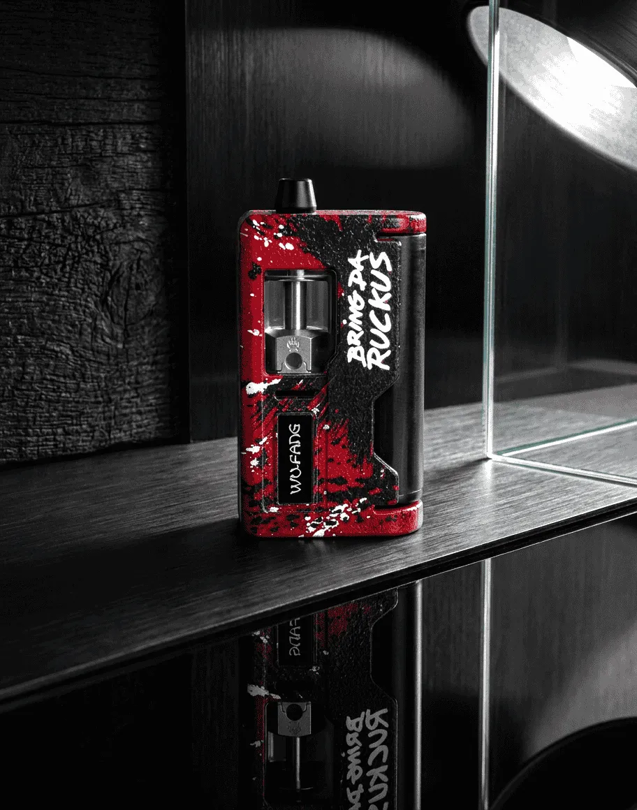Animodz Wu-Fang Bring Da Ruckus box mod rosso Cerakote DNA60