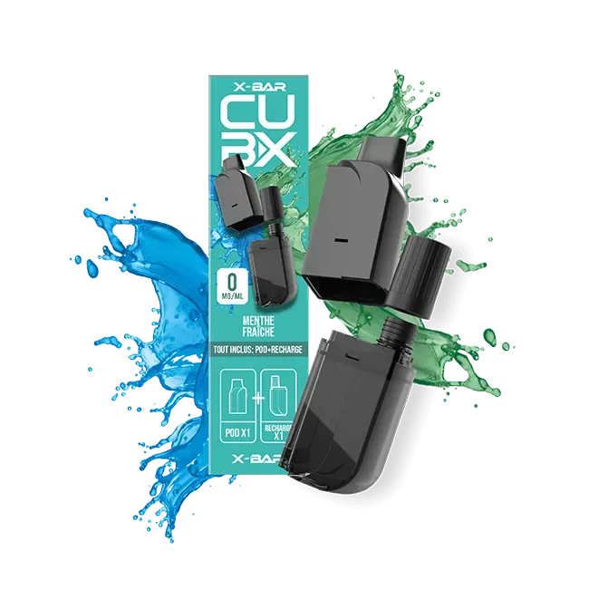 X-Bar Cubx Pod precaricata Cool Mint x2 menta