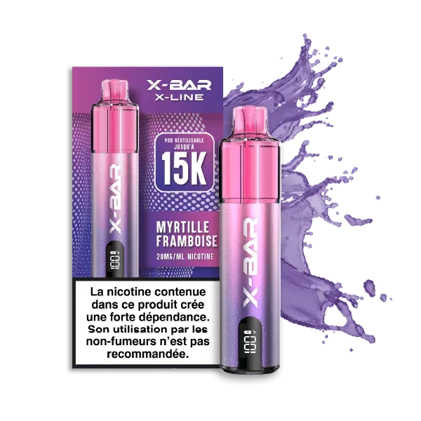 X-Bar X-Line Kit Blueberry Raspberry starter kit frutti rossi