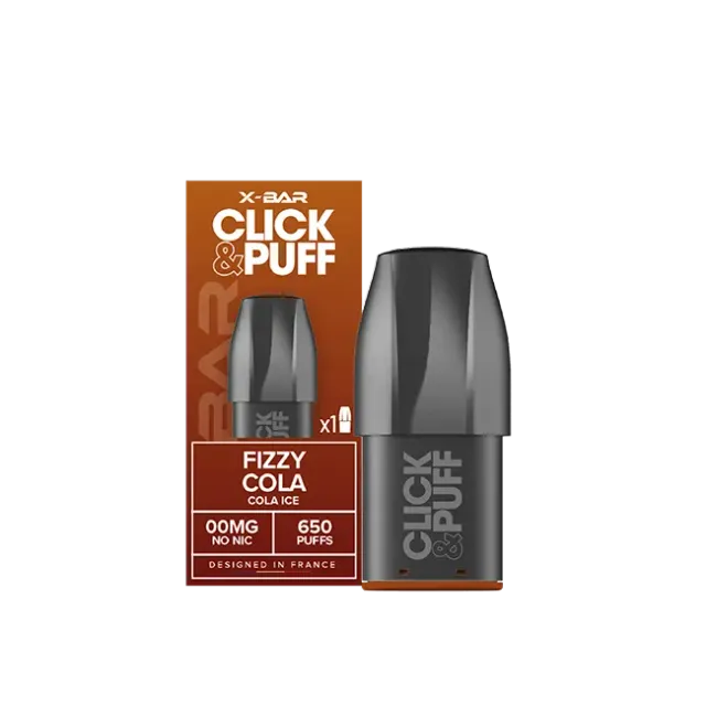 X-Bar Click & Puff pod Fizzy Cola aroma cola ghiacciata