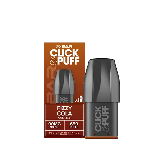 X-Bar Click & Puff pod Fizzy Cola aroma cola ghiacciata