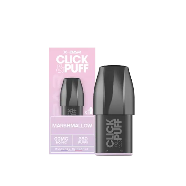 X-Bar Click & Puff Pod Marshmallow gusto dolce
