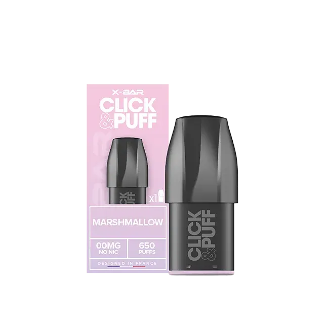 X-Bar Click & Puff Pod Marshmallow gusto dolce