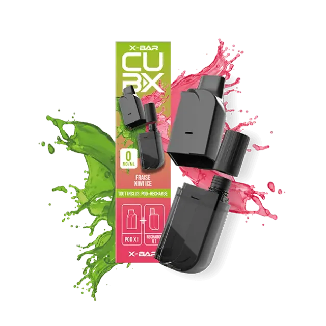 X-Bar CUBX 2 Pod Strawberry Kiwi 2 pezzi fruttato
