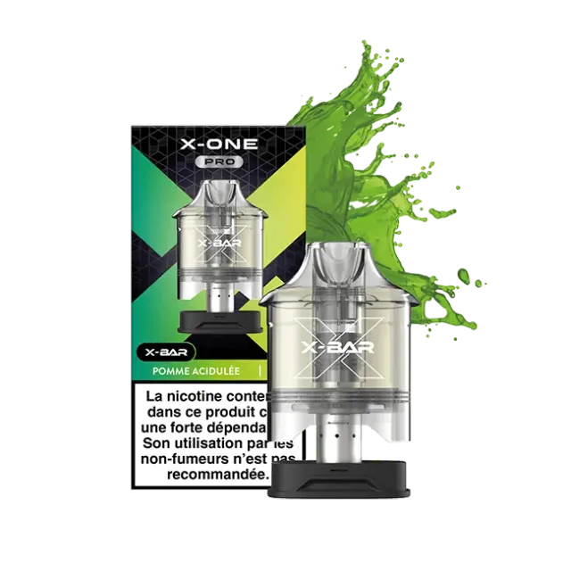 X-Bar X-One Pro Pod Sour Apple 2 Pezzi acidula