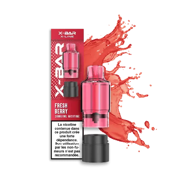 X-Bar X-Line Pod Pre-riempita Fresh Berry