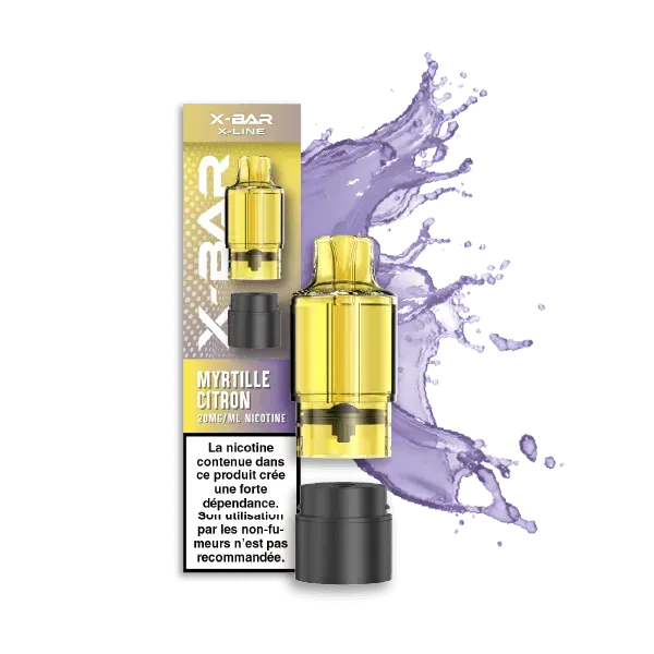 X-Bar 650 X-Line Club pod Blueberry Lemon fruttato