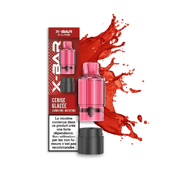 X-Bar X-Line Pod Cherry Ice cartuccia ciliegia fresca