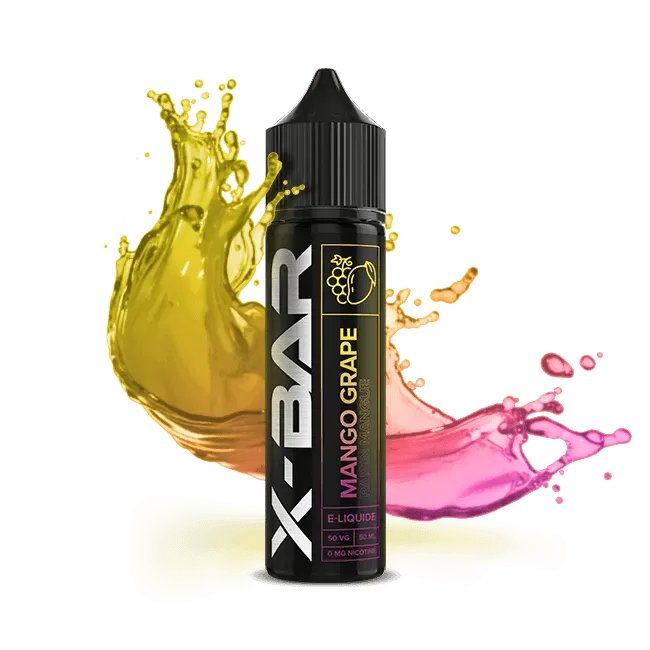 X-Bar 650 liquido 50ml Mango Grape fresco