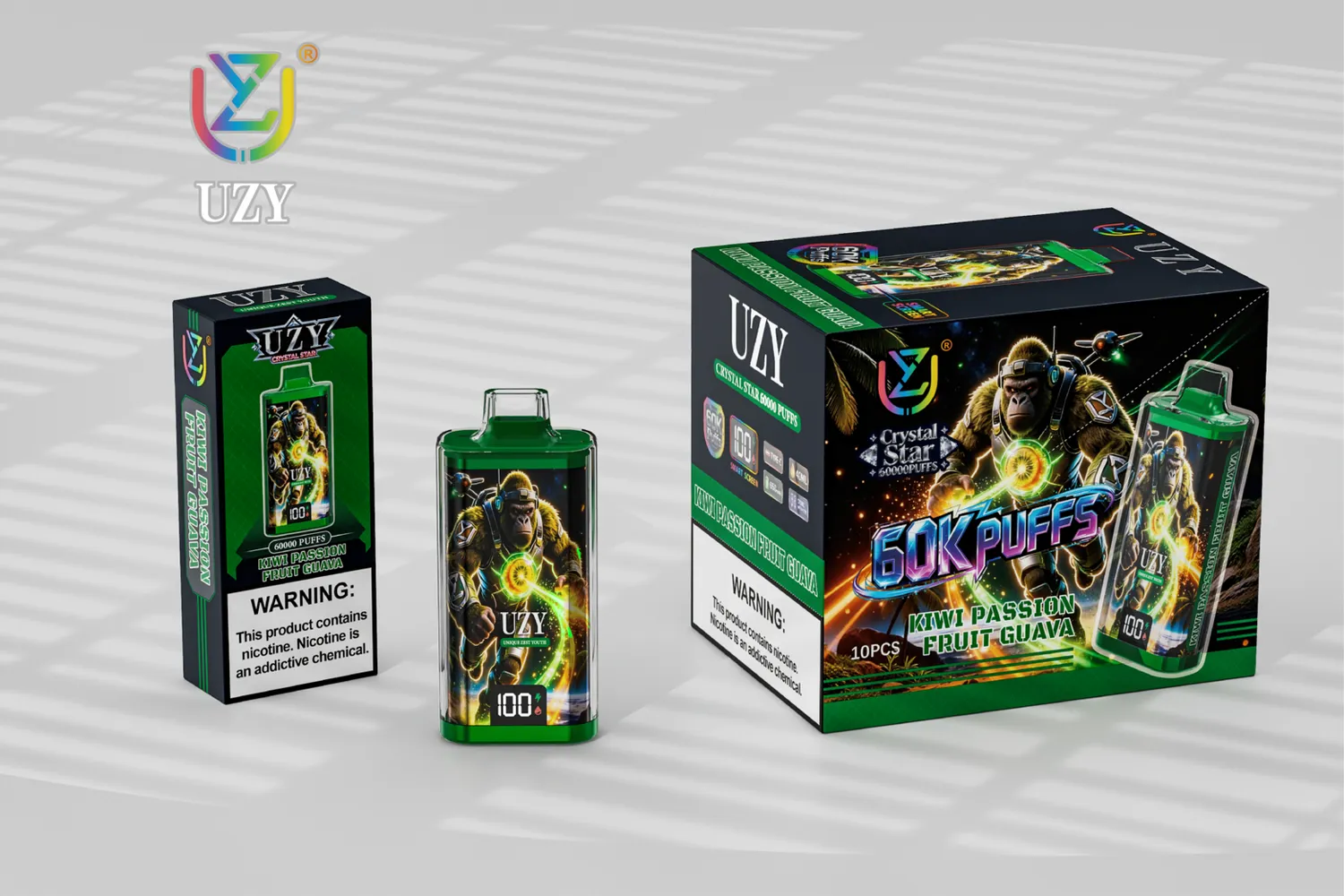 UZY Crystal Star 60000 Sigaretta Elettronica Usa e Getta 40ml